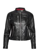 Esther Racer Jacket Skinnjakke Skinnjakke Black Jofama