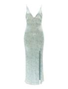 Lois Sequin Maxi Dress Maxikjole Festkjole Blue Bardot