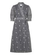 Pum Knelang Kjole Navy Munthe