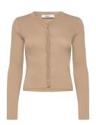 Briggs - Cotton Base Tops Knitwear Cardigans Beige Day Birger Et Mikke...