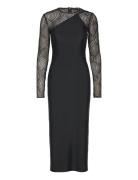 Stretchy Maxi Dress Maxikjole Festkjole Black ROTATE Birger Christense...