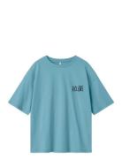 Nkmkane Ss Rlx Top Ps Noos Tops T-shirts Short-sleeved Blue Name It