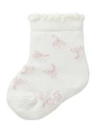 Nbfkida Sock Socks & Tights Baby Socks White Name It