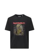 Onsiron Maiden Life Rlx Ss Lic Tee Tops T-shirts Short-sleeved Black O...