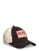 Acdc Orville Ivory/Black American Needle Accessories Headwear Caps Bla...