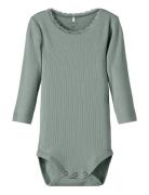 Nbfkab Ls Body Noos Bodies Long-sleeved Green Name It