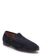 Hilfiger Flexible Suede Loafer Mokasiner Lave Sko Navy Tommy Hilfiger