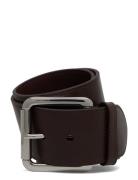 Vachetta Leather Wide Belt Belte Brown Lauren Ralph Lauren