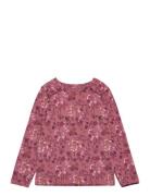 T-Shirt Ls Aop Tops T-shirts Long-sleeved T-shirts Pink Minymo