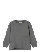 Nmmdias Ls Luk Sweat Lil Tops Sweat-shirts & Hoodies Sweat-shirts Grey...