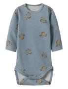 Nbmkinok Ls Body Bodies Long-sleeved Blue Name It