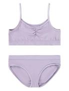 Jinny Set Undertøysett Purple Molo