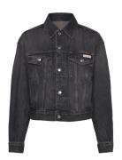 90S Trucker Black Fog Dongerijakke Denimjakke Black Calvin Klein Jeans