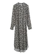 Reg Floral Print Dress Knelang Kjole Multi/patterned GANT