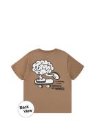 Rodney Tops T-shirts Short-sleeved Brown Molo