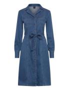 Duestborne Knelang Kjole Blue BOSS