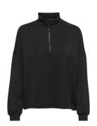 Comfy Modal Half Zip Tops Sweat-shirts & Hoodies Sweat-shirts Black Ai...