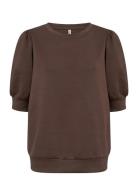 Sc-Banu Tops Sweat-shirts & Hoodies Sweat-shirts Brown Soyaconcept