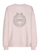 Heavy Sweat Crewneck Tops Sweat-shirts & Hoodies Sweat-shirts Pink ROT...