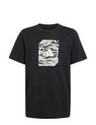 B Camo Box Tops T-shirts Short-sleeved Black Adidas Sportswear
