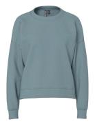 Pcchilli Ls Sweat Noos Bc Tops Sweat-shirts & Hoodies Sweat-shirts Blu...