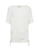 Sc-Marica Tops T-shirts & Tops Short-sleeved White Soyaconcept