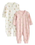 Pyjamas Aop 2 Pack Pyjamas Sie Jumpsuit Multi/patterned Lindex