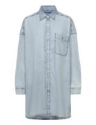 2X1 Denim-Lsl-Bfs Kort Kjole Blue Polo Ralph Lauren