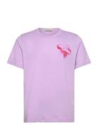 Vihne Unikko Placement Tops T-shirts & Tops Short-sleeved Pink Marimek...