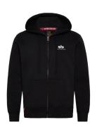 Basic Zip Hoodie Small Logo Tops Sweat-shirts & Hoodies Hoodies Black ...