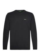 Tee Long Sport T-shirts Long-sleeved Black BOSS