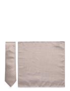 H-Set Tie-Pkt Sq-232 Slips Beige BOSS