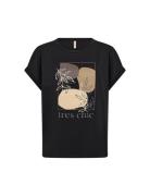 Sc-Rina Fp Tops T-shirts & Tops Short-sleeved Black Soyaconcept
