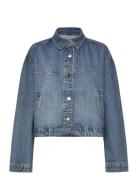 Liz Jacket Dongerijakke Denimjakke Blue Noella
