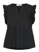 Slfblair-Ida Sl Top Noos Tops Blouses Sleeveless Black Selected