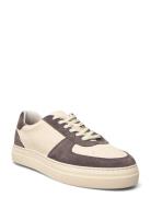 Slhharald Mix Sneaker Lave Sneakers Beige Selected