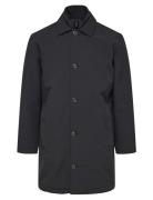 Slhnew Alvin Mac Coat Noos Trench Coat Kåpe Black Selected