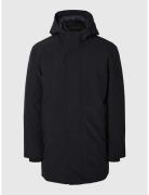 Slhfeist Tech Parka 2.0 Parkas Jakke Black Selected