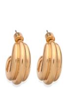 Embossed Hoop Earrings Accessories Jewellery Earrings Studs Gold Mango