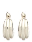 Embossed Hoop Earrings Accessories Jewellery Earrings Studs Silver Man...