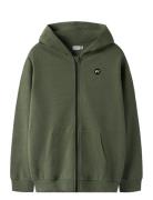 Nkmvimo Ls Sweat Card Bru Noos Tops Sweat-shirts & Hoodies Hoodies Kha...