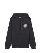 Standard Spiral Hoodie Sweat Tops Sweat-shirts & Hoodies Hoodies Black...