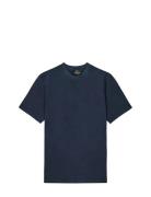 Combed Jersey Dye Thorbjørn Tee Tops T-shirts Short-sleeved Navy Mads ...