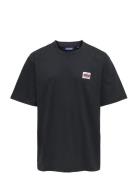 Osjfred Life Rlx Ss Label Tee Noos Tops T-shirts Short-sleeved Navy ON...