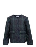 Objesta L/S Jacket E Div Vattert Jakke Navy Object