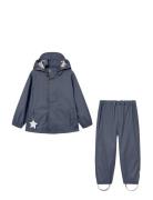 Matreinar Rain Set. Grs Outerwear Rainwear Rainwear Sets Navy MINI A T...