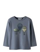 Nmmwillitus Wool Ls Top Tops T-shirts Long-sleeved T-shirts Blue Name ...