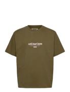 Wbbeam Dye Tee Tops T-shirts Short-sleeved Green Woodbird