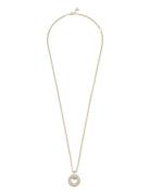Liz Double Ring Crystal Pendant Neck 45 Accessories Jewellery Necklace...