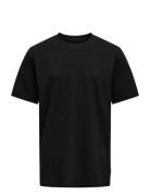 Osjmax Life Ss Stitch Tee Jrs Noos Tops T-shirts Short-sleeved Black O...